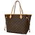 Borsa a tracolla Louis Vuitton Neverfull MM Marrone