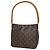 Borsa a tracolla Louis Vuitton Looping MM Marrone