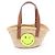 Borsa Basket Loewe Small Smiley World Marrone Beige Giallo