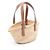Borsa Basket Loewe Small Smiley World Marrone Beige Giallo - vista 2