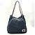 Borsa tote Fendi nera in pelle e cotone Nero