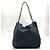 Borsa tote Fendi nera in pelle e cotone Nero - vista 4