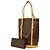 Borsa Tote Louis Vuitton Monogram Bucket GM Marrone