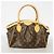 Borsa Louis Vuitton Monogram Tivoli PM Marrone - vista 10
