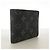 Portafoglio Slender Louis Vuitton Monogram Eclipse Nero - vista 2