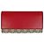 Cartera larga Gucci GG Pattern Roja Beige