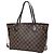 Borsa Tote Louis Vuitton Damier Brown Neverfull PM Marrone Damier ebene