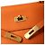 Hermès Borsa Hermes Kelly 32 in pelle Togo Arancione - vista 13