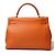 Hermès Borsa Hermes Kelly 32 in pelle Togo Arancione - vista 3