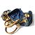 Borsa Louis Vuitton Neo Speedy Mini Boston Blu Monogramma - vista 15