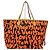 Borsa Tote Louis Vuitton Neverfull GM Arancione Monogramma