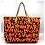 Borsa Tote Louis Vuitton Neverfull GM Arancione Monogramma - vista 4