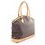 Bolso Tote Louis Vuitton Lockit Horizontal Monogram Castaño - vista 2