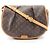 Borsa a tracolla Louis Vuitton Menilmontant MM Monogram Marrone