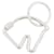Hermès Hermes Cheval Keychain Silvery  - view 3