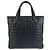 Borsa Tote Chanel Icon Chocolate Bar in pelle nera Nero