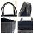 Borsa Tote Chanel Icon Chocolate Bar in pelle nera Nero - vista 5