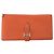 Hermès Cartera Hermes Bearn Soufflé Orange Naranja