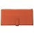 Hermès Cartera Hermes Bearn Soufflé Orange Naranja - vista 2