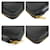 Portefeuille bi-pli en cuir noir Tiny de Yves Saint Laurent  - vue 8