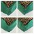 FENDI Zucca Brown Green Canvas Leather Tote Bag Handbag Marrone Verde - vista 4
