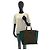 FENDI Zucca Brown Green Canvas Leather Tote Bag Handbag Marrone Verde - vista 6