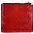 Cartera de cuero rojo con doble pliegue Bottega Veneta Roja - vista 2