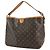Borsa a Spalla Louis Vuitton Delightful PM Marrone