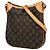 Louis Vuitton Odeon PM Schultertasche Braun