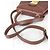 Borsa a tracolla in pelle marrone Salvatore Ferragamo - vista 8