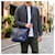 Borsa a tracolla Anton Loewe Blu navy - vista 17
