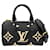 Borsa Louis Vuitton Nano Speedy Nero Multicolore Beige Monogramma
