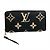 Louis Vuitton Zippy Wallet Long Monogram Empreinte Schwarz Mehrfarben Monogramm