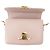 Céline Borsa a tracolla Celine Teen Triomphe in pelle Rosa - vista 5