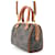 Céline Borsa Celine Triomphe Small Boston in pelle Cammello - vista 2