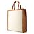Cabas Céline Celine Vertikaler Canvas Tote Bag Beige Kamel - Ansicht 2