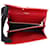 Portefeuille Cassandra Matelassé Large Flap Yves Saint Laurent Rouge  - vue 5