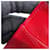 Portefeuille Cassandra Matelassé Large Flap Yves Saint Laurent Rouge  - vue 6