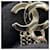 Collana Chanel Coco Mark con strass  - vista 6
