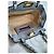 Valentino Garavani Rockstud Small Trapeze Borsa Tote Pelle Grigia - vista 14