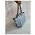 Valentino Garavani Rockstud Small Trapeze Borsa Tote Pelle Grigia - vista 16
