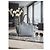 Valentino Garavani Rockstud Small Trapeze Borsa Tote Pelle Grigia - vista 3