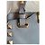 Valentino Garavani Rockstud Small Trapeze Borsa Tote Pelle Grigia - vista 5