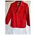 Burberry Blue Label Chaqueta Cruzada de Algodón Rojo Roja - vista 13