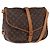 Louis Vuitton Saumur Monogram 35 Braun