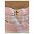 Courreges T-shirt a righe Courrèges rosa e bianca Bianco - vista 4