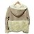 Chaqueta con capucha de shearling Miu Miu Beige - vista 2