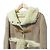 Chaqueta con capucha de shearling Miu Miu Beige - vista 3