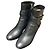 Leder-Stiefeletten BLANKA 85 JIMMY CHOO Schwarz