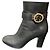 Leder-Stiefeletten BLANKA 85 JIMMY CHOO Schwarz - Ansicht 3